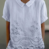 Tabita | Blusa con ricamo floreale