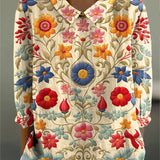 Milena | Blusa artistica stampata
