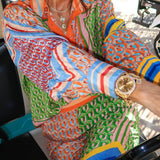 Annalisa | Blusa unica colorata dal look tropicale