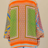 Annalisa | Blusa unica colorata dal look tropicale