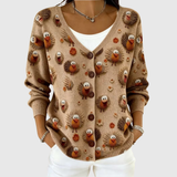 Greta | Cardigan in maglia comodo abbottonato
