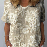 Tamara | Blusa artistica stampata