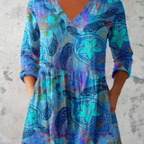Elvira | Blusa lunga con scollo a V