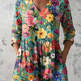 Evelina | Blusa lunga con scollo a V