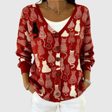 Vittoria | Cardigan in maglia comodo abbottonato