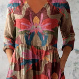 Mariella | Blusa lunga con scollo a V