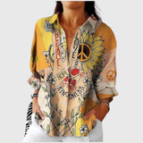 Serena | Blusa leggera colorata con stampa