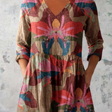 Mariella | Blusa lunga con scollo a V