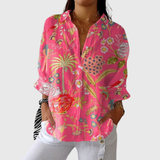 Ivonne | Blusa leggera colorata con stampa