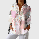 Sasha | Blusa leggera colorata con stampa