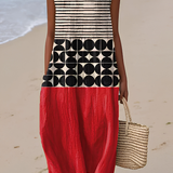 Enrica | Abito midi color block