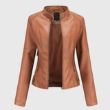 Elena | Giacca in pelle elegante da donna