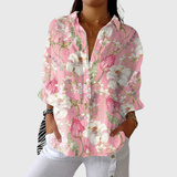 Marita | Blusa leggera colorata con stampa