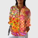 Sibilla | Blusa leggera colorata con stampa