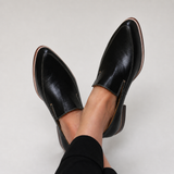 Ilda | Mocassino patchwork nero