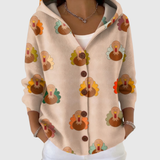 Giovanna | Cardigan in maglia comodo con cappuccio