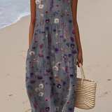 Stefania | Abito midi a fiori