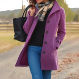 Rosa | Cappotto con un bottone