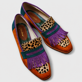 Luisa | Mocassino leopardato marrone