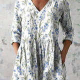 Carolina | Blusa lunga con scollo a V