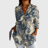 Marta | Blusa leggera colorata con stampa