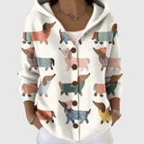 Carlotta | Cardigan in maglia comodo con cappuccio