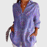 Zita | Blusa leggera colorata con stampa