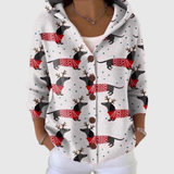 Caterina | Cardigan in maglia comodo con cappuccio