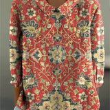 Anna-Rosa | Blusa artistica stampata