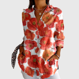 Patrizia | Blusa leggera colorata con stampa