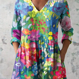 Maddalena | Blusa lunga con scollo a V