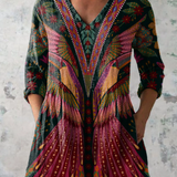 Flora | Blusa lunga con scollo a V