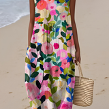 Sandra | Abito midi a fiori