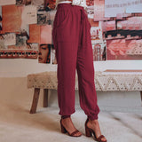 Luisa | Pantaloni eleganti con coulisse