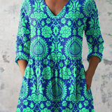 Cornelia | Blusa lunga con scollo a V