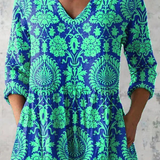 Cornelia | Blusa lunga con scollo a V
