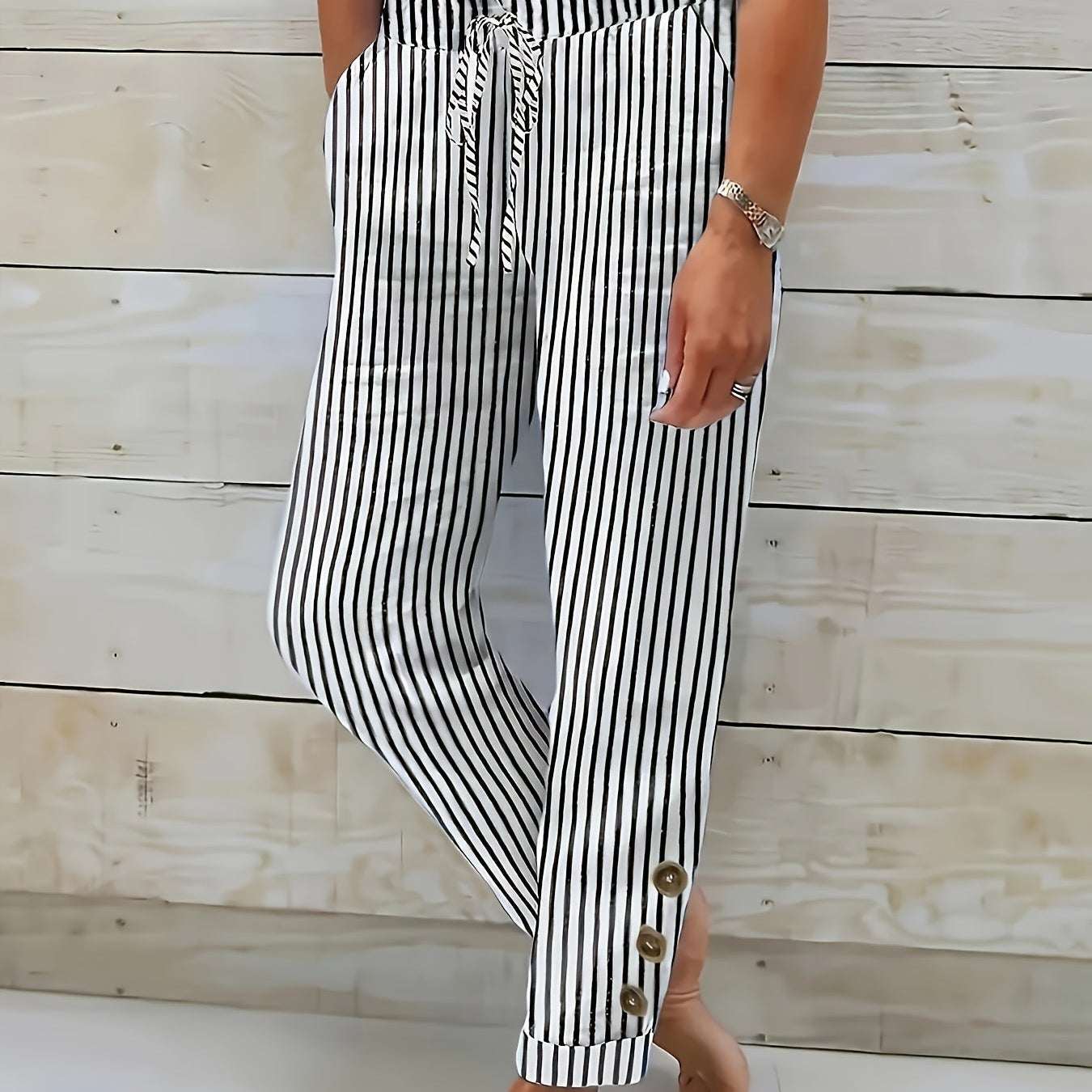 Maddalena | Pantaloni casual a righe