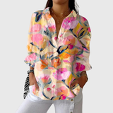 Filippa | Blusa leggera colorata con stampa