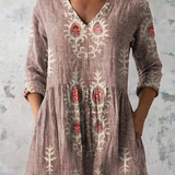 Federica | Blusa lunga con scollo a V