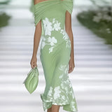 Emilia | Abito elegante con stampa floreale