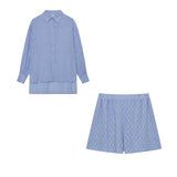 Marlena | Set leggero blusa e shorts