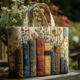 Borsa imbottita: libri e fiori