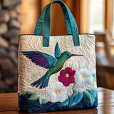 Borsa trapuntata a fiori