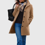 Rosa | Cappotto con un bottone
