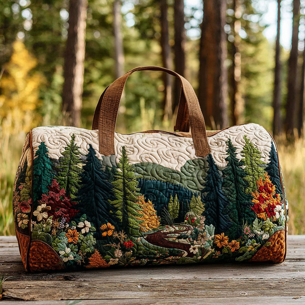Borsa da viaggio trapuntata – Custode del bosco