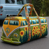 Borsa da viaggio trapuntata – Girasole hippie