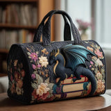 Borsa da viaggio trapuntata – Drago letterario