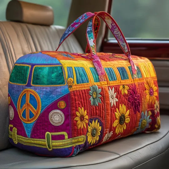 Borsa da viaggio trapuntata – Pulmino hippie
