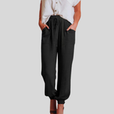 Luisa | Pantaloni eleganti con coulisse
