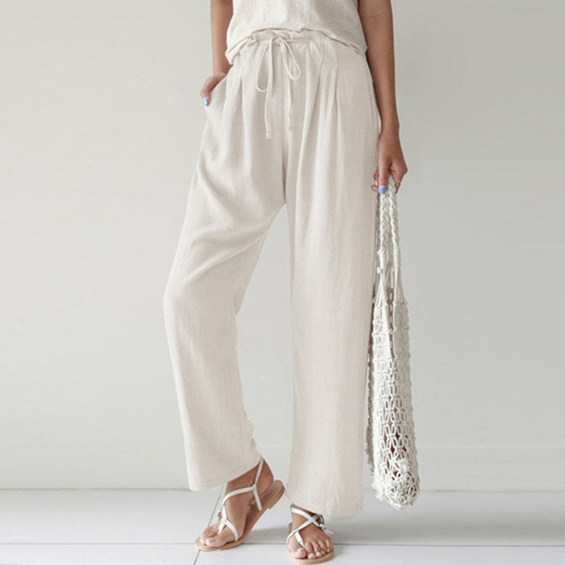 Greta | Pantaloni relax con coulisse